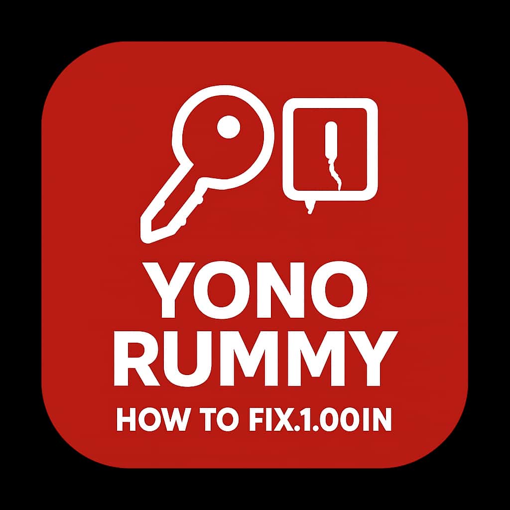 Badge representing guidance on Yono Rummy login troubleshooting.