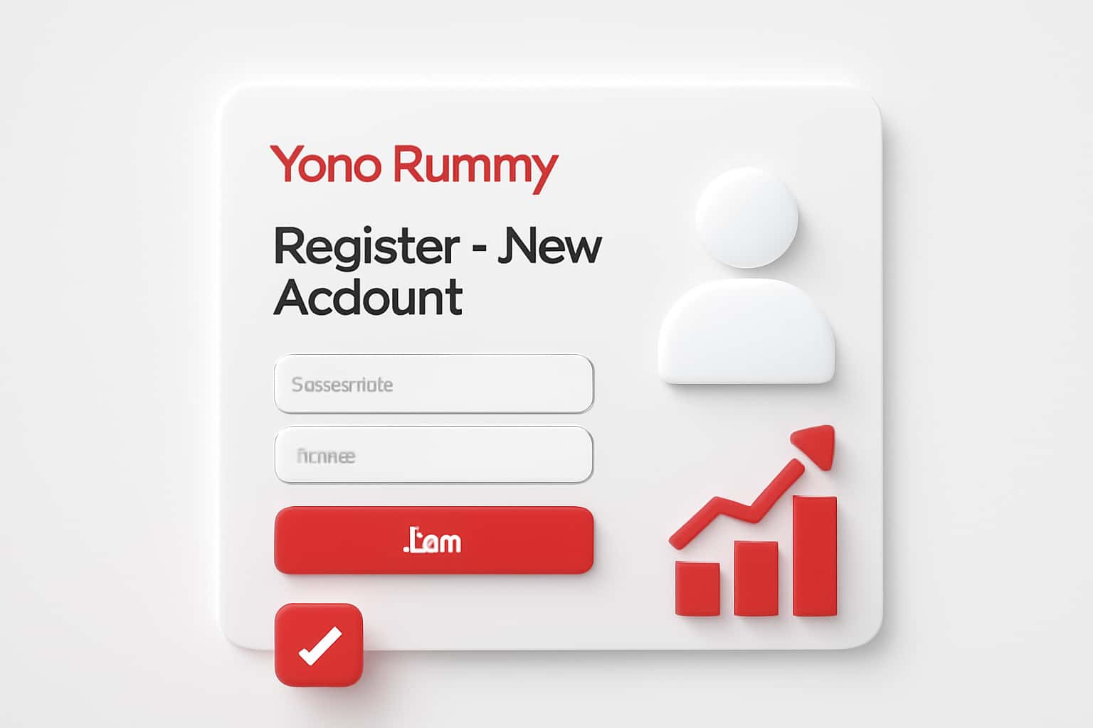 Yono Rummy Register - New Account Interface