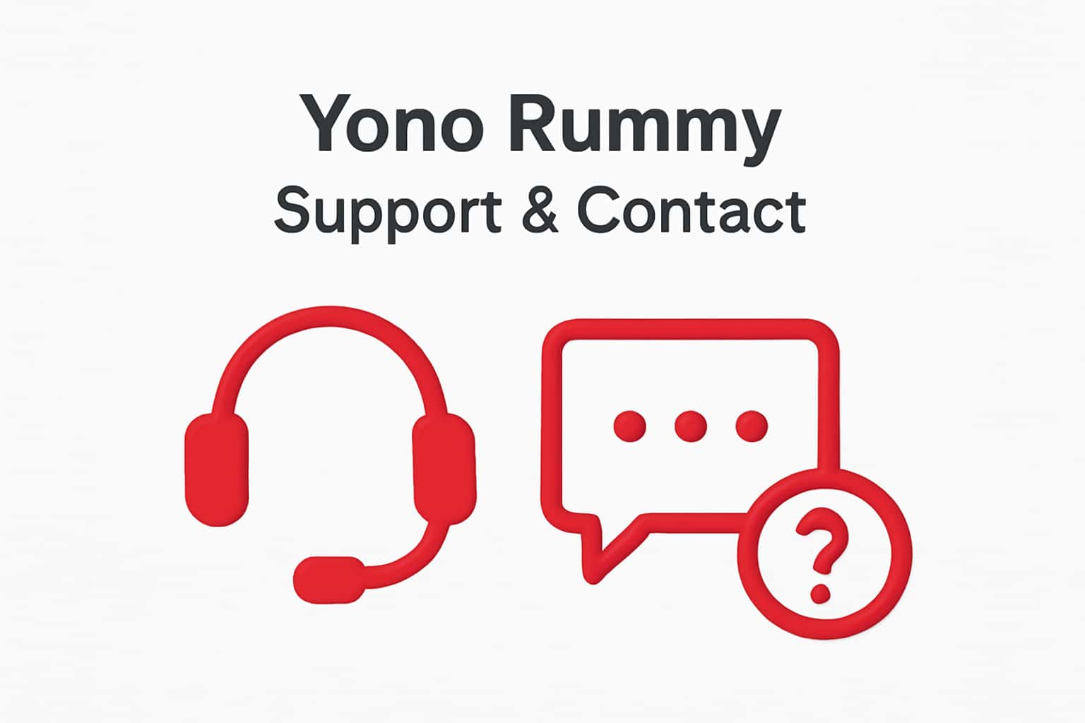 Yono Rummy Support & Contact Interface