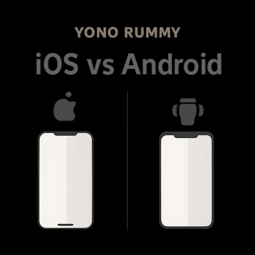 Diagram illustrating the performance of Yono Rummy on different devices.