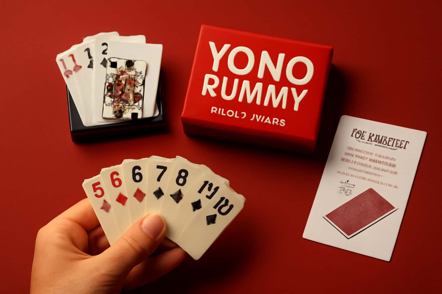 Informational image depicting the Yono Rummy Quick Setup process