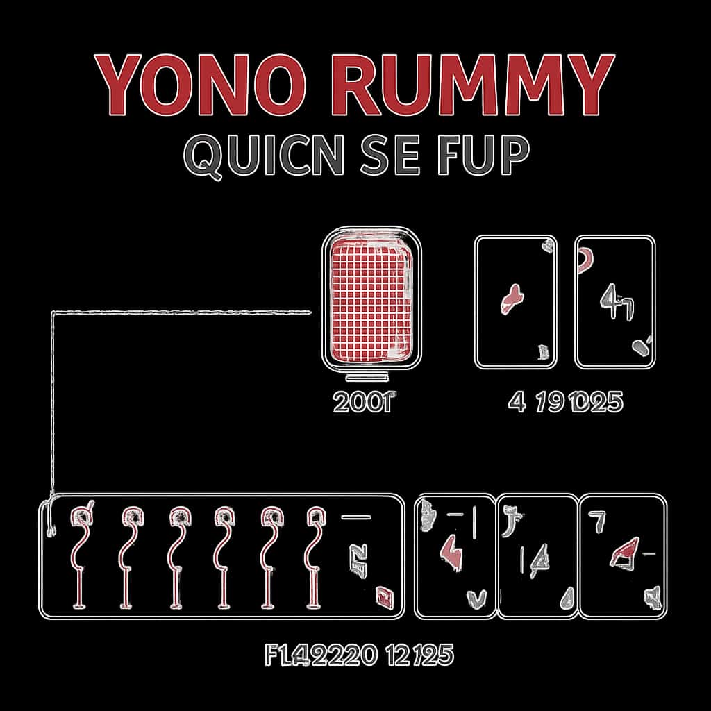 Diagram illustrating Yono Rummy Quick Setup steps