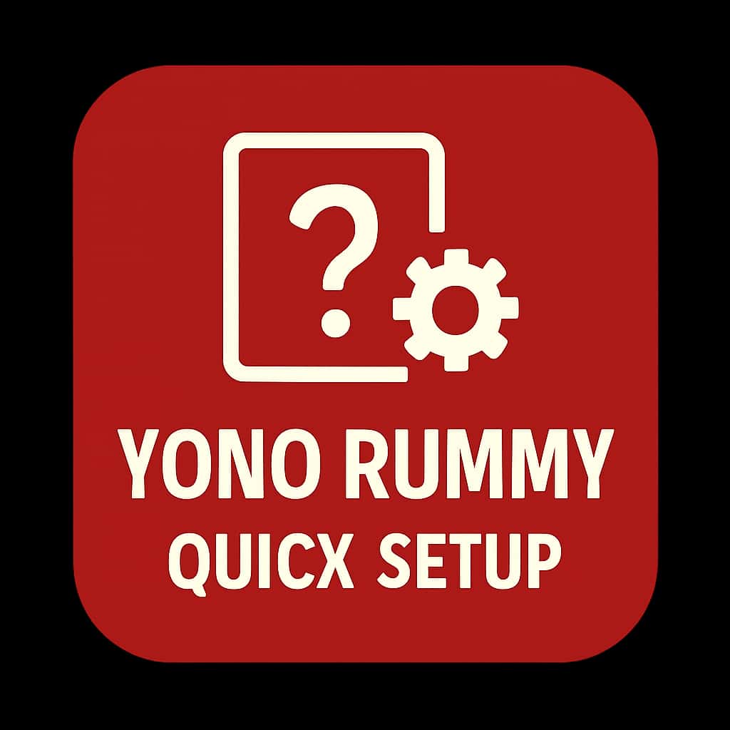 Badge design for Yono Rummy Quick Setup