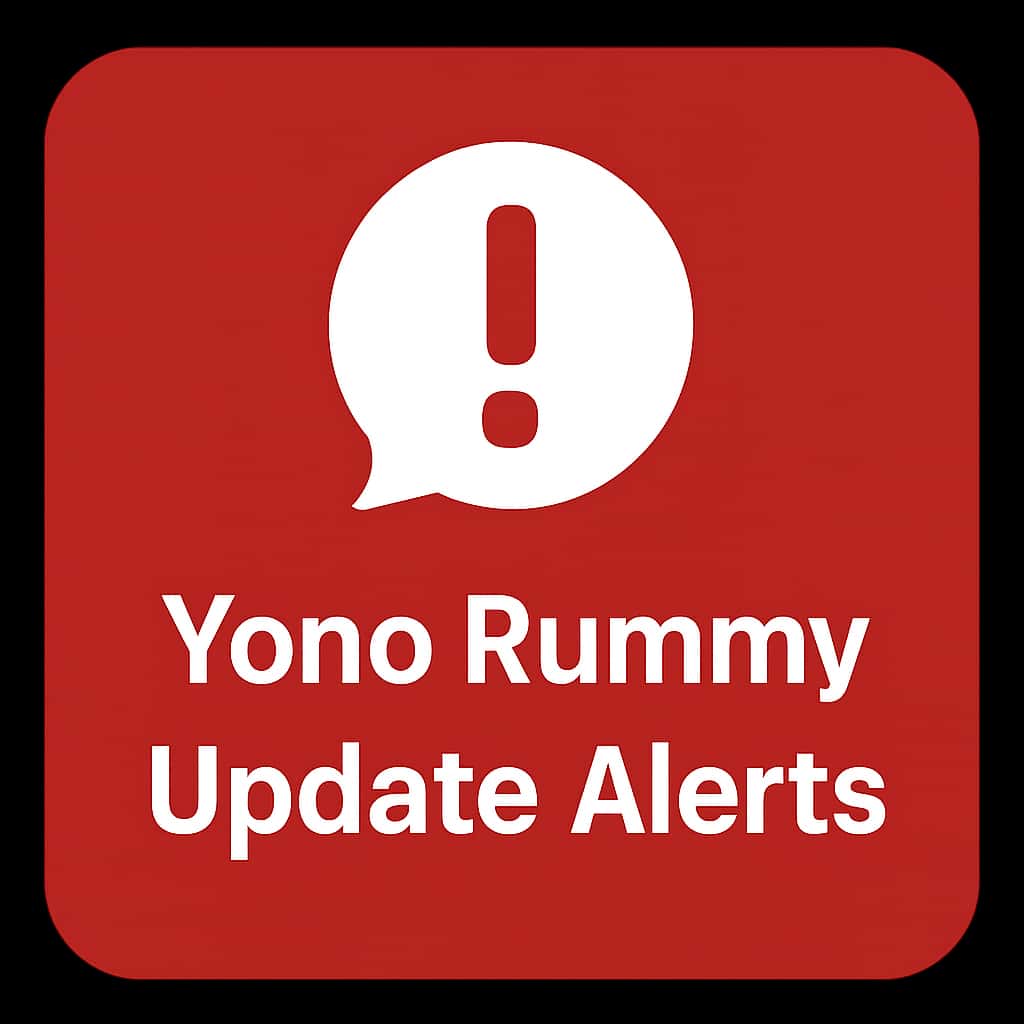 Minimal icon representing Yono Rummy Update Alerts.